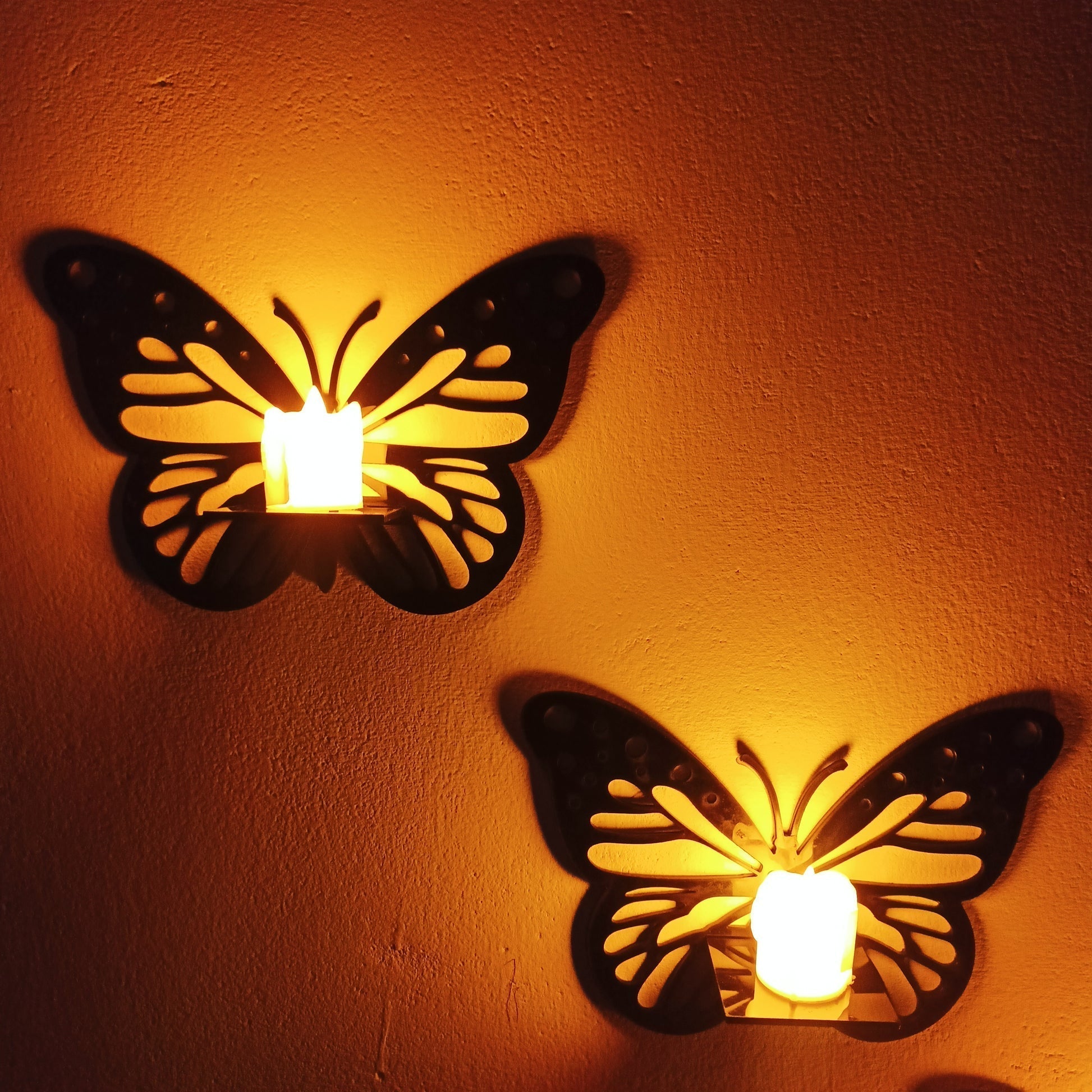 Butterfly Wall Shelf (3 Piece) wooden🔥