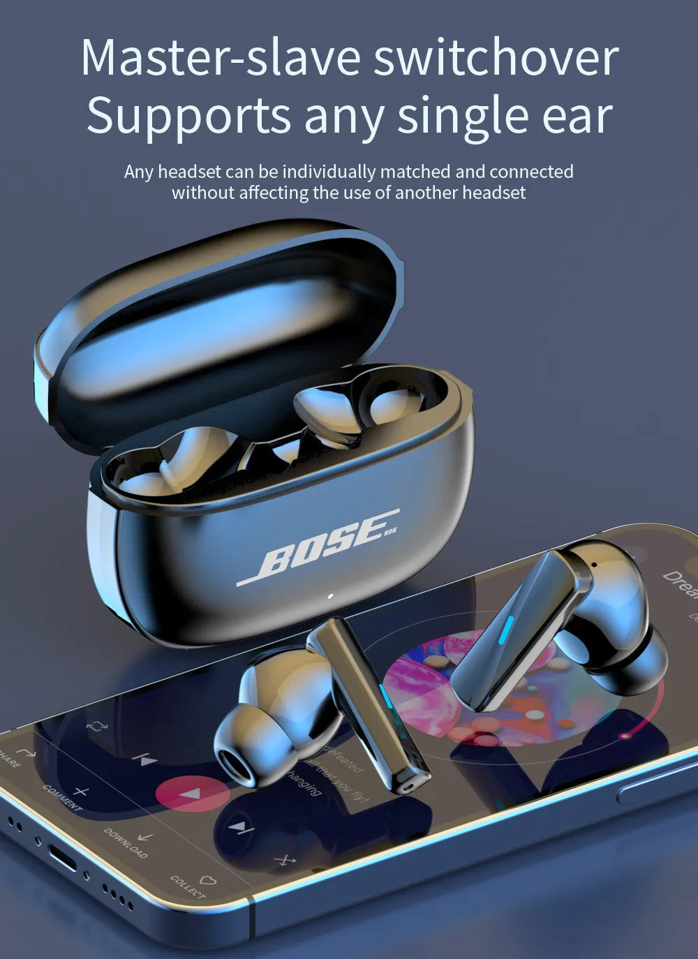 Mate 50 True Wireless Bluetooth Earphones & Headphones