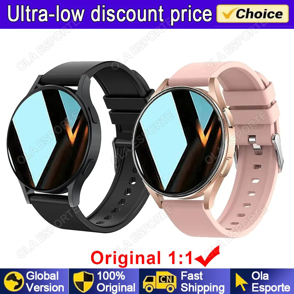 Bluetooth Call Smart Watch Women Custom Dial Steel Watches