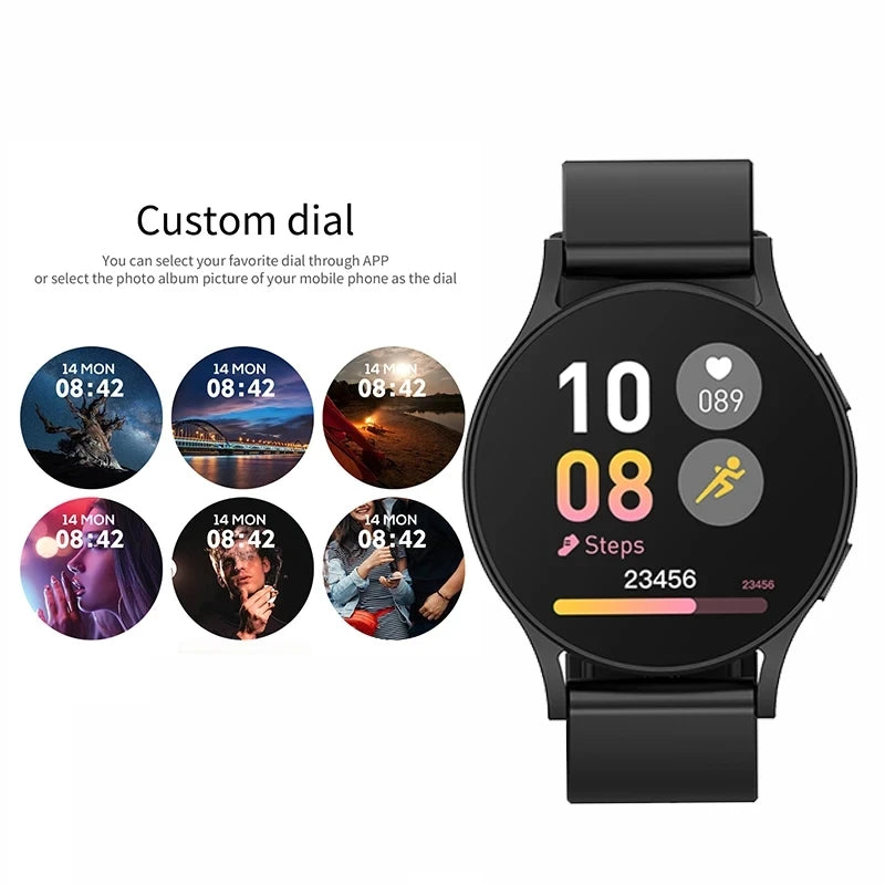 Bluetooth Call Smart Watch Women Custom Dial Steel Watches