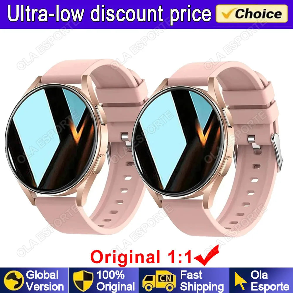 Bluetooth Call Smart Watch Women Custom Dial Steel Watches