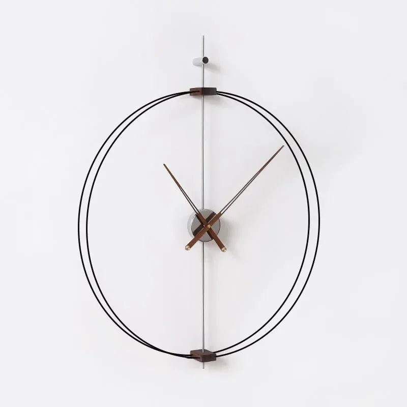 Aesthetic Design Wall Clocks Vintage Korean Simple Restaurant