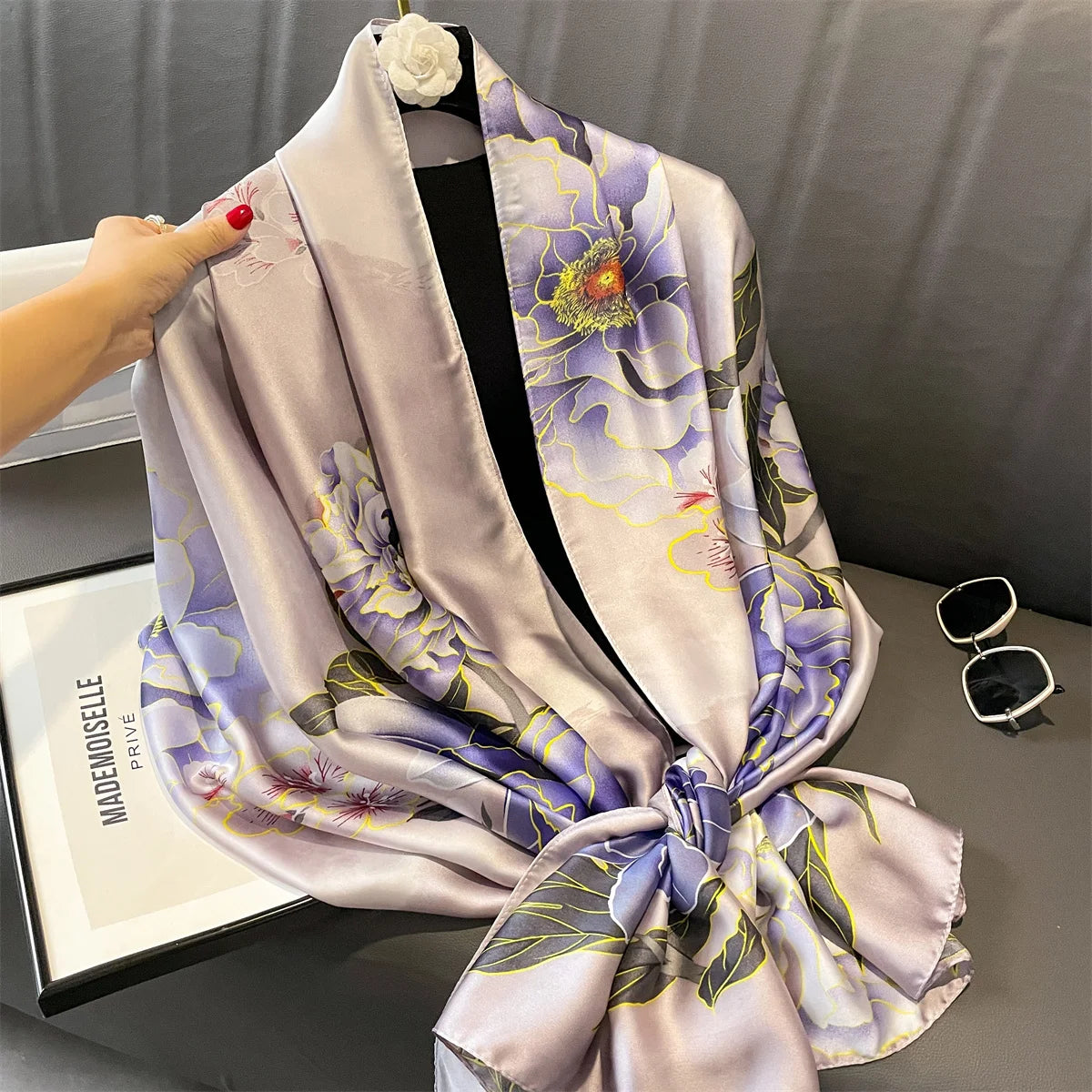 Luxury Brand Scarf Spring Summer Women Beach Sunscreen