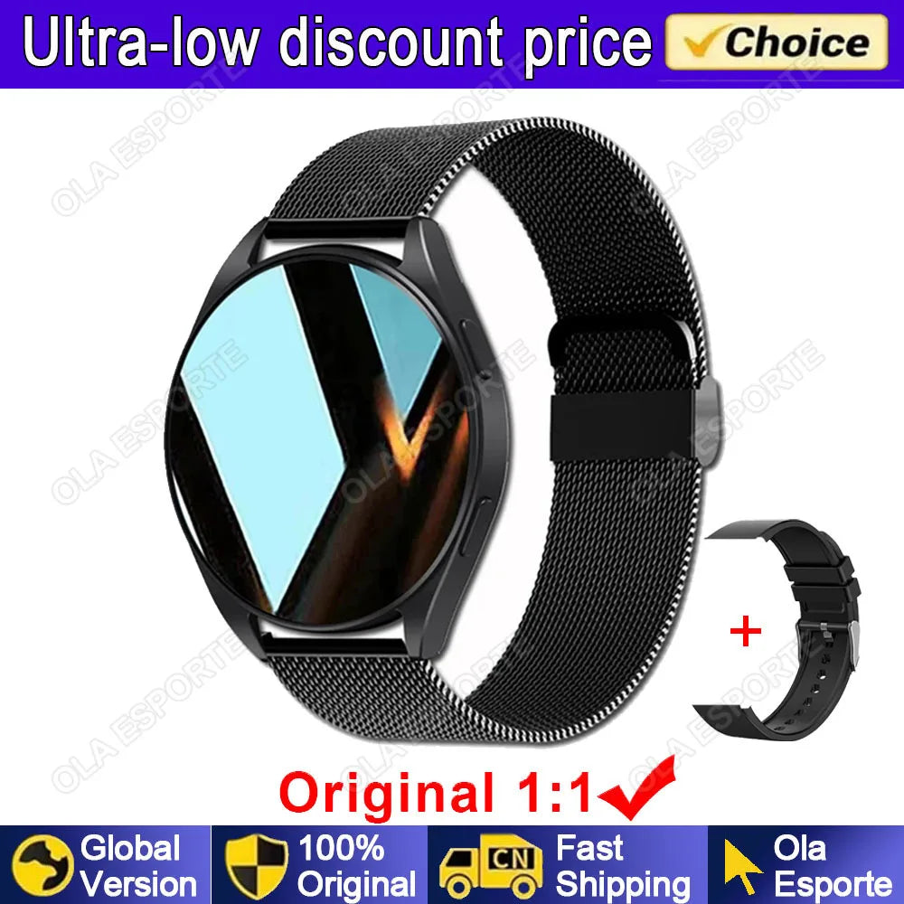 Bluetooth Call Smart Watch Women Custom Dial Steel Watches