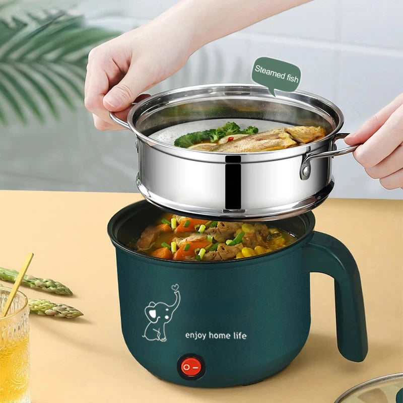 New NEW Machine Household 1-2 People Hot Pot Single/Double Layer