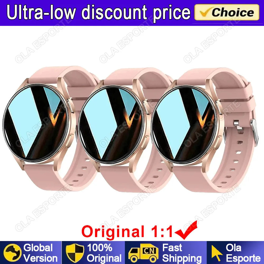 Bluetooth Call Smart Watch Women Custom Dial Steel Watches