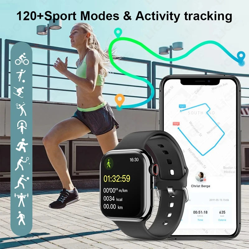 New Watch 9 Smart Watch Fitness Women Always Display