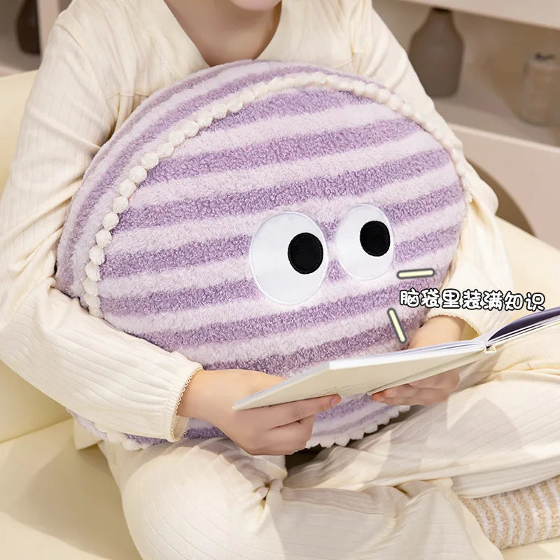 Funny Big Eyes Anime Doll Plush Throw Pillow Soft Stuffed Plush