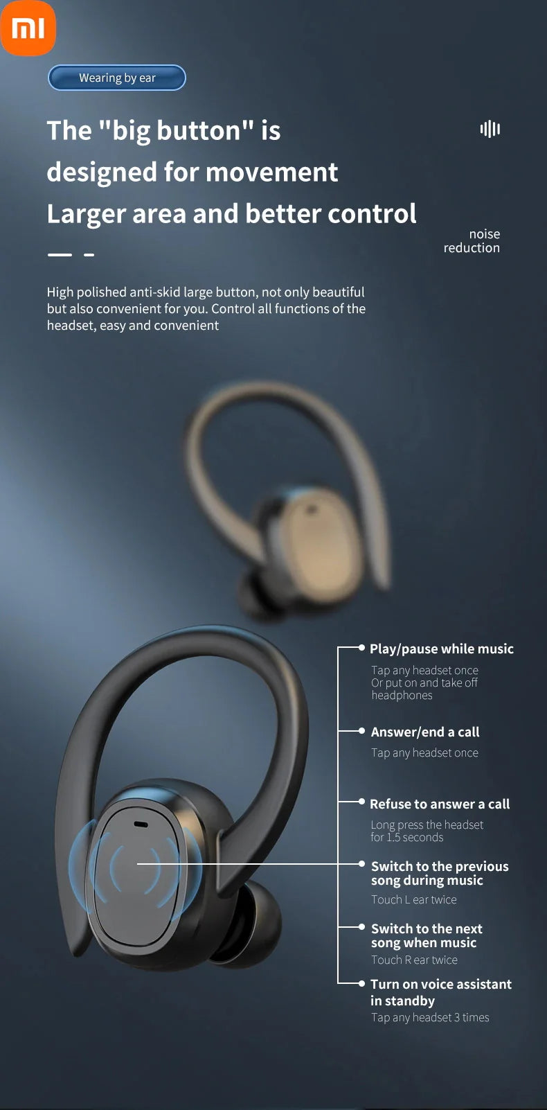 Wireless Xiaomi Mijia S260 Earphones Bluetooth Headphones