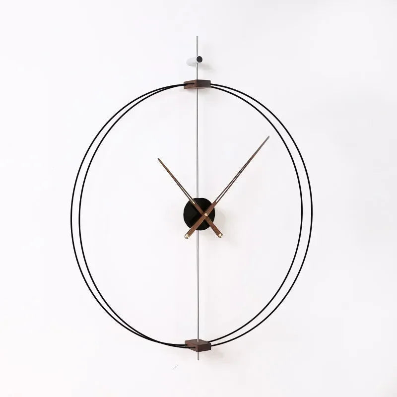 Aesthetic Design Wall Clocks Vintage Korean Simple Restaurant