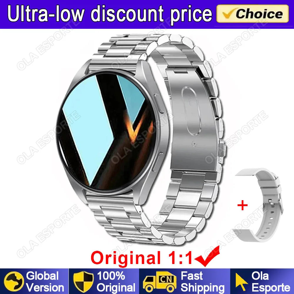 Bluetooth Call Smart Watch Women Custom Dial Steel Watches