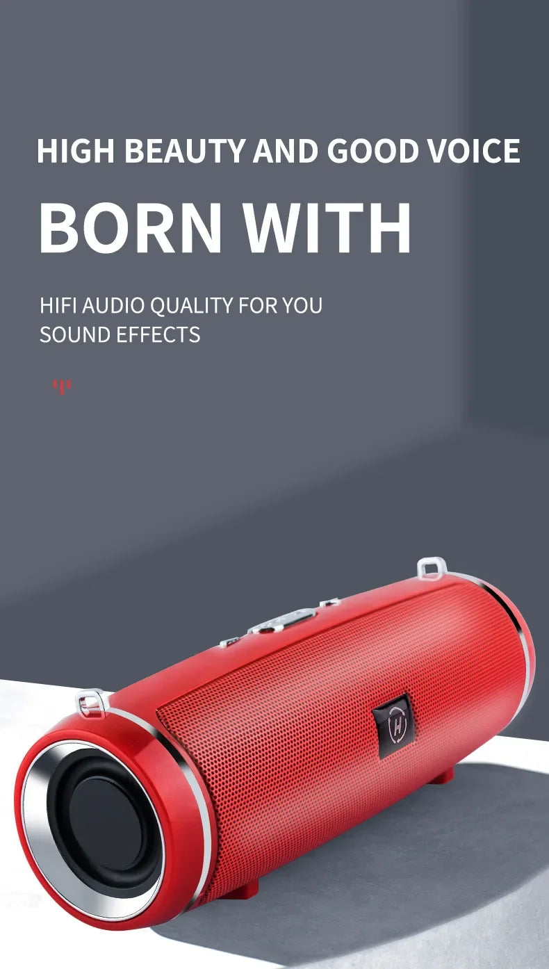 Portable Bluetooth Speaker Mini Wireless HIFI Surround Sound Subwoofer