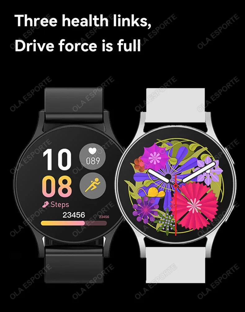 Bluetooth Call Smart Watch Women Custom Dial Steel Watches