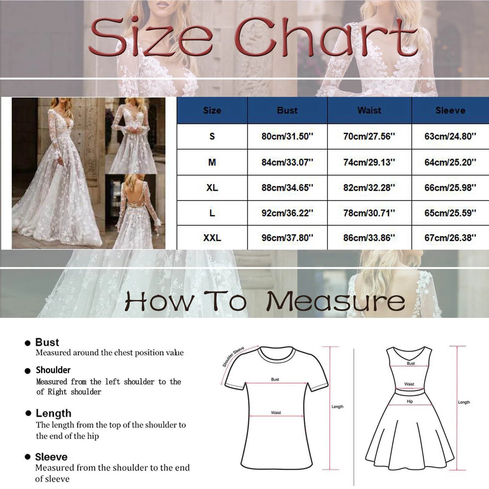 Elegant High Waist Wedding Dress Women Clothing Pure