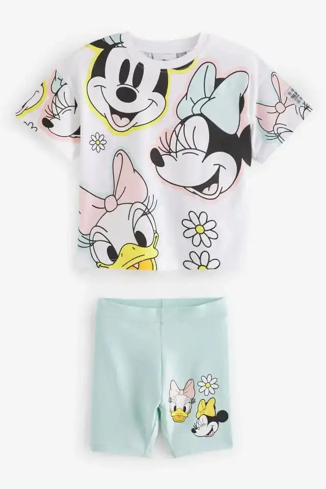 Summer New Disney Mickey Boys Tracksuit Short Sleeved