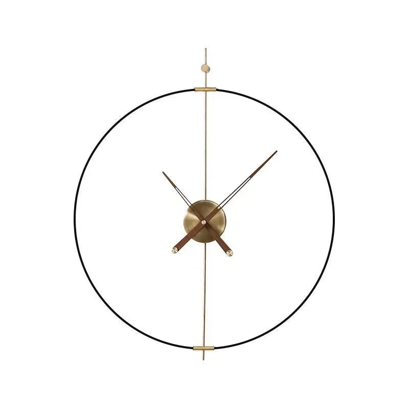 Aesthetic Design Wall Clocks Vintage Korean Simple Restaurant