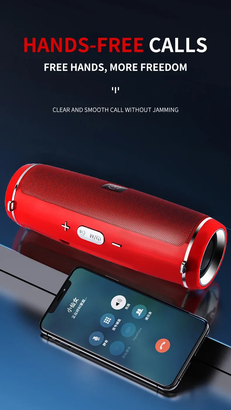 Portable Bluetooth Speaker Mini Wireless HIFI Surround Sound Subwoofer