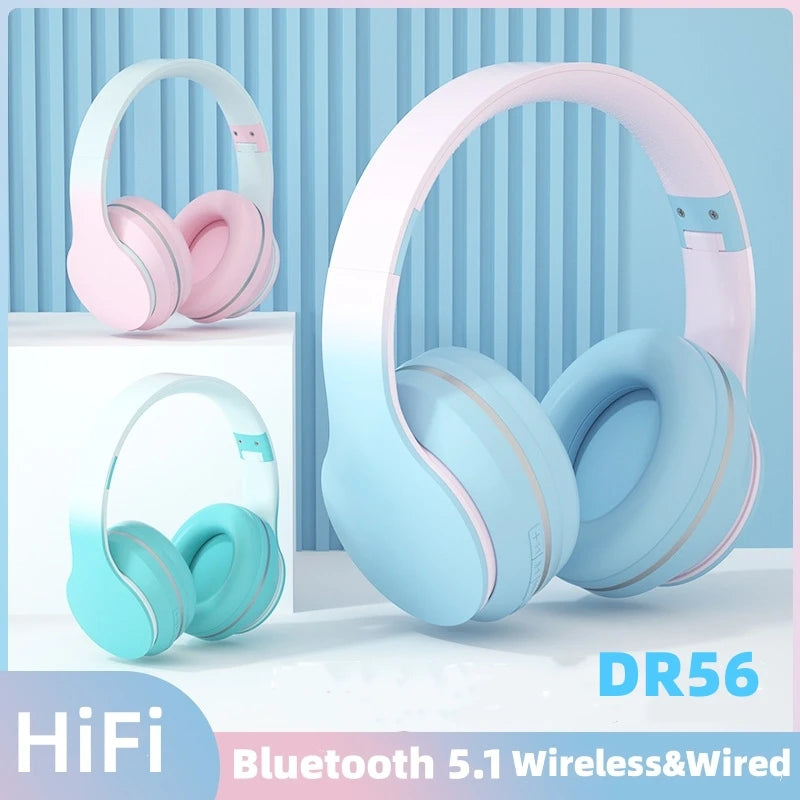 Gradient Headset Wireless BT 5.1 Headphones With Mic