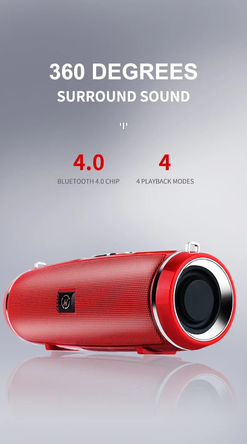 Portable Bluetooth Speaker Mini Wireless HIFI Surround Sound Subwoofer