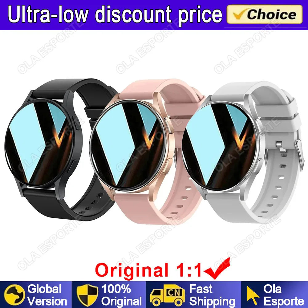 Bluetooth Call Smart Watch Women Custom Dial Steel Watches