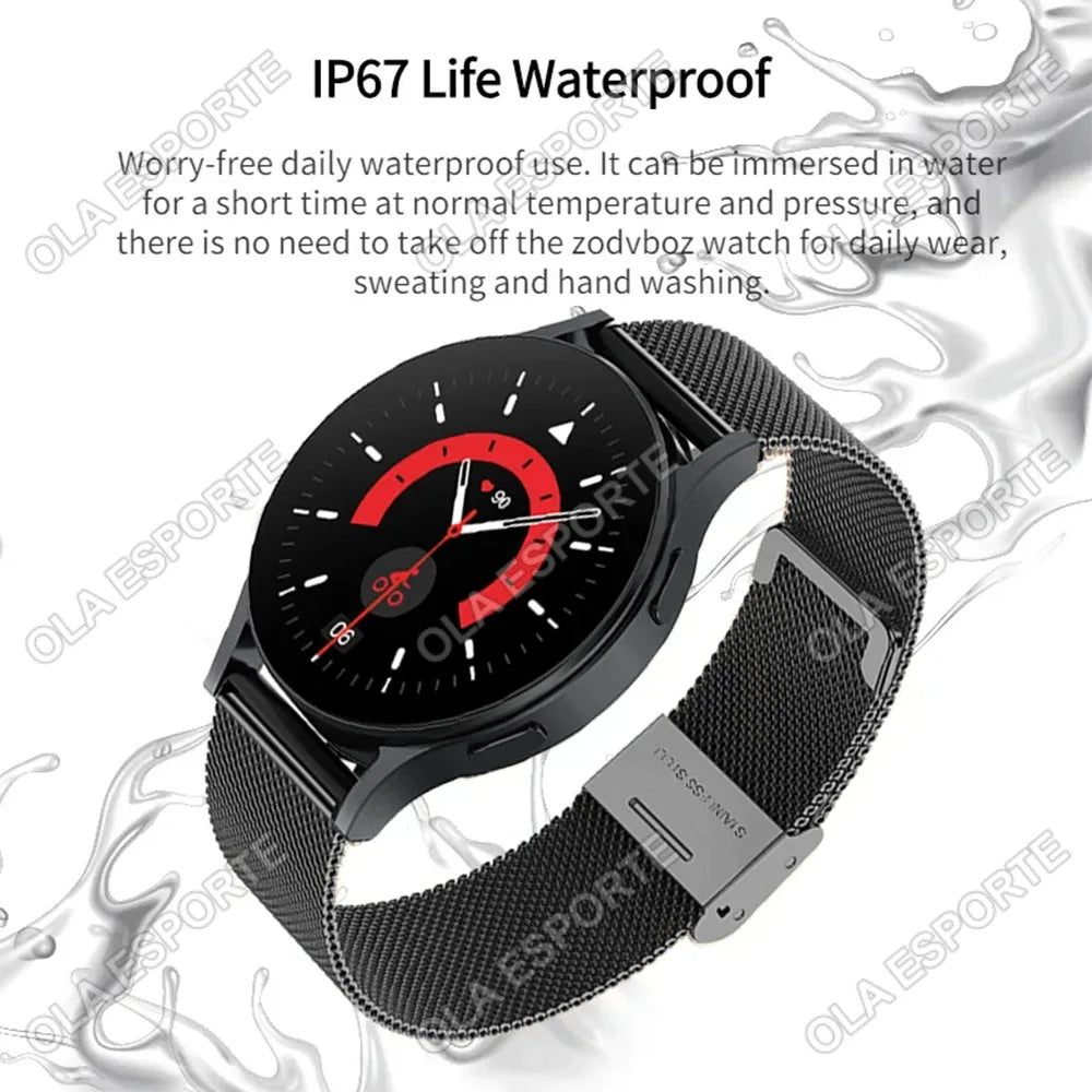 Bluetooth Call Smart Watch Women Custom Dial Steel Watches