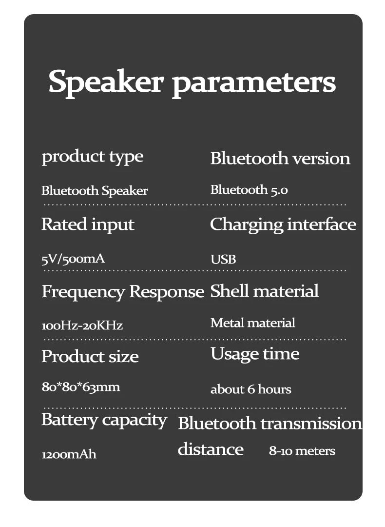 UTHAI YSQ1 High end Bluetooth speaker, mini mini speaker, high-quality