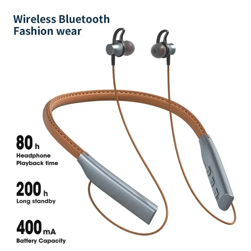 500Hours Playback Wireless Headphones Bluetooth Earphones