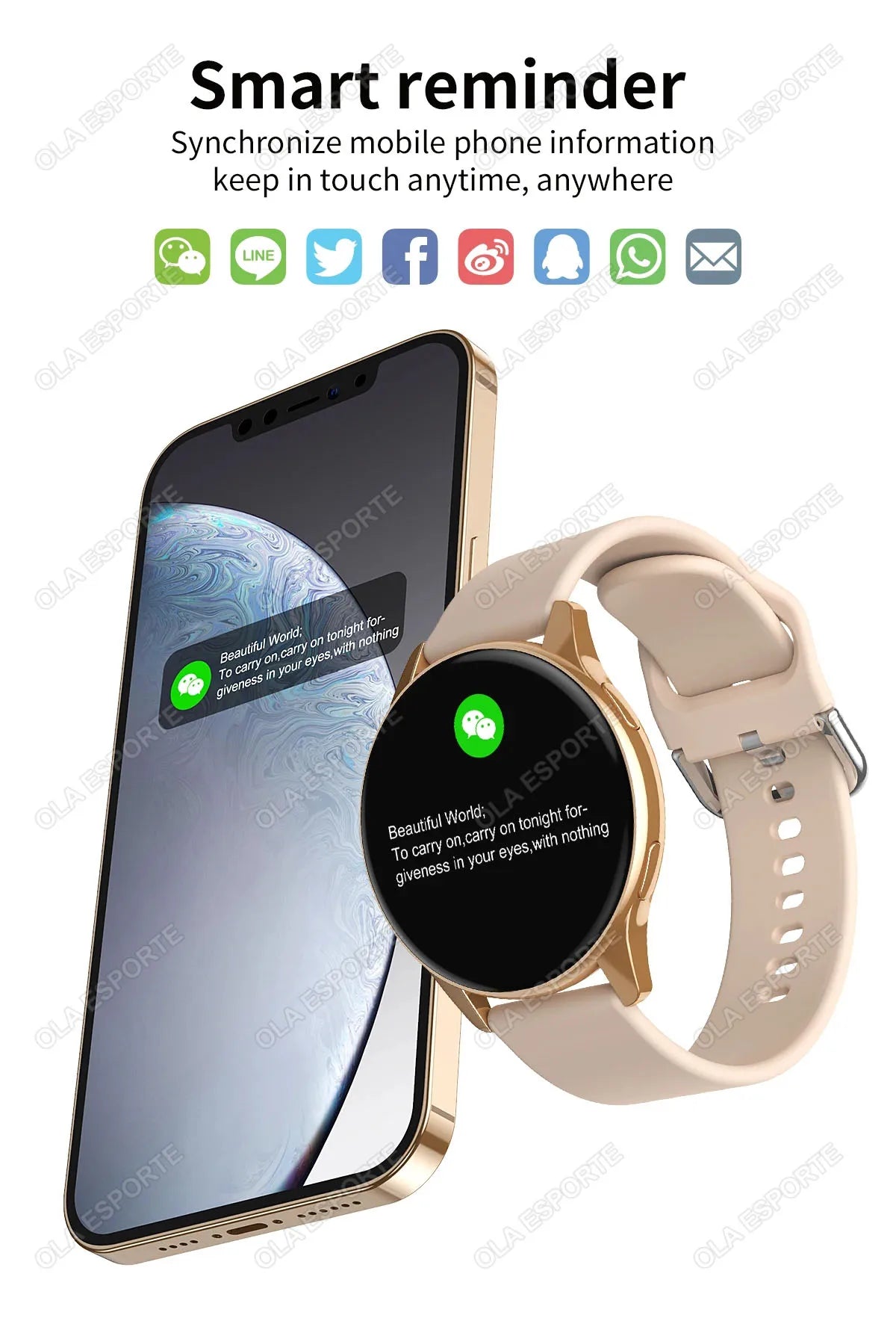 Bluetooth Call Smart Watch Women Custom Dial Steel Watches