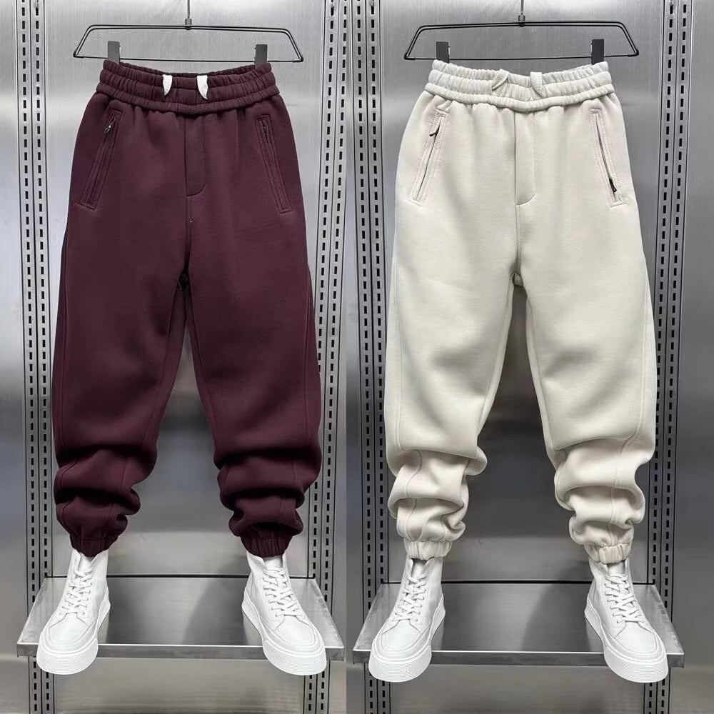 Mens Solid Color Pants  Autumn/Winter Men's Clothing