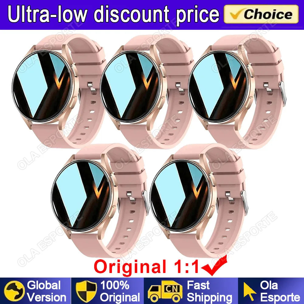 Bluetooth Call Smart Watch Women Custom Dial Steel Watches