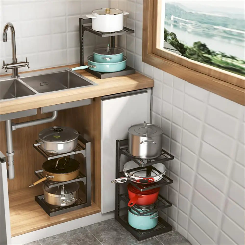 2/3/4 Layer Kitchen sink storage rack household multi-layer