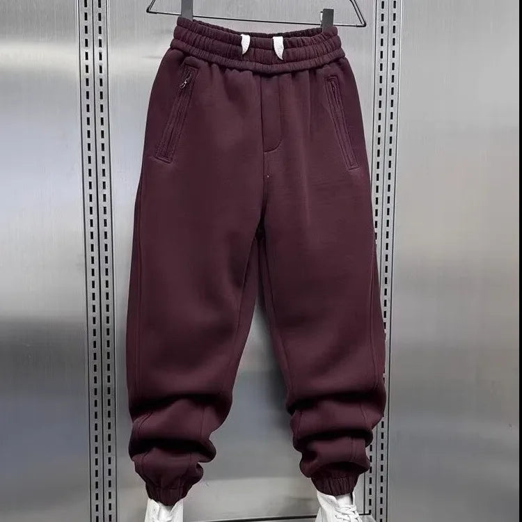 Mens Solid Color Pants  Autumn/Winter Men's Clothing