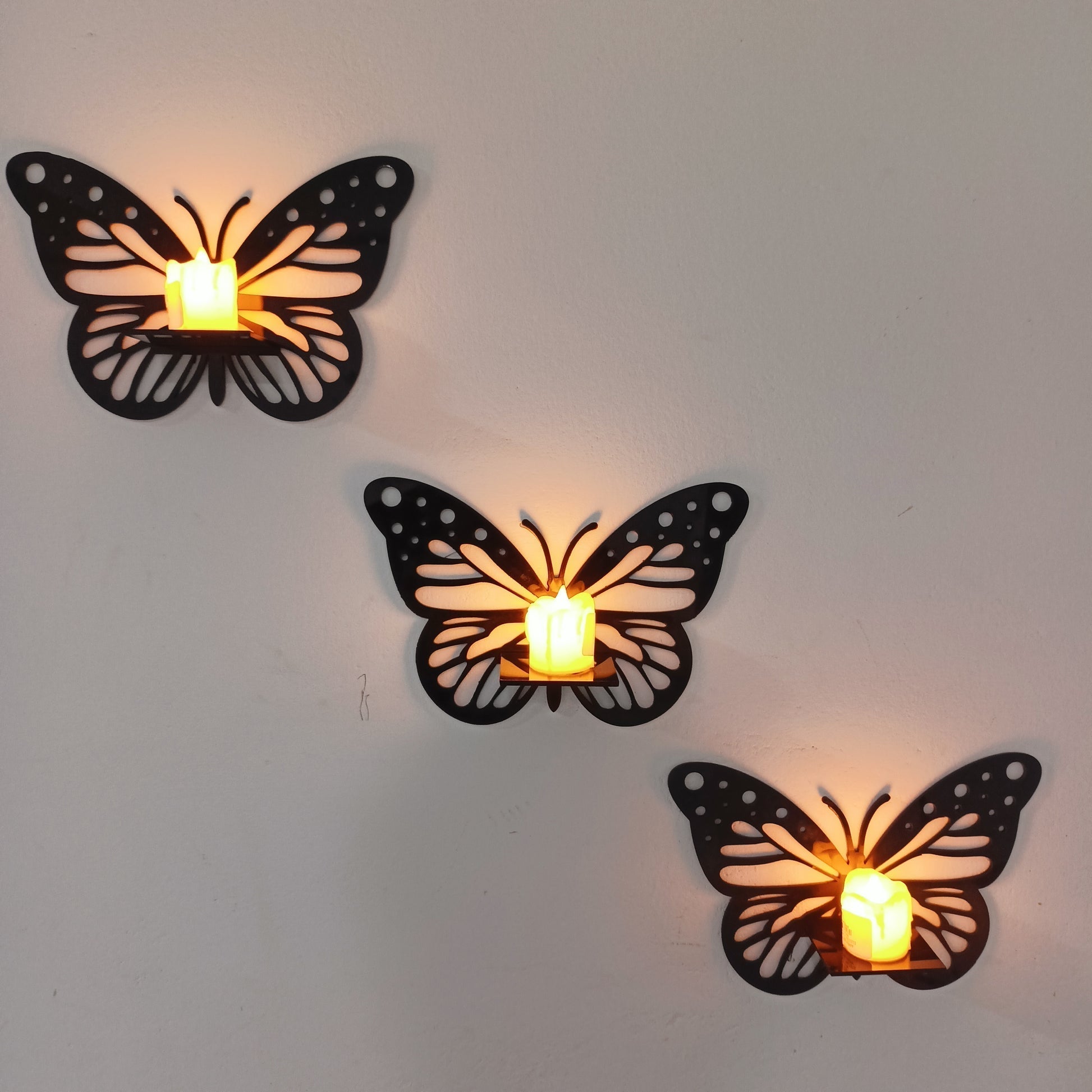 Butterfly Wall Shelf (3 Piece) wooden🔥