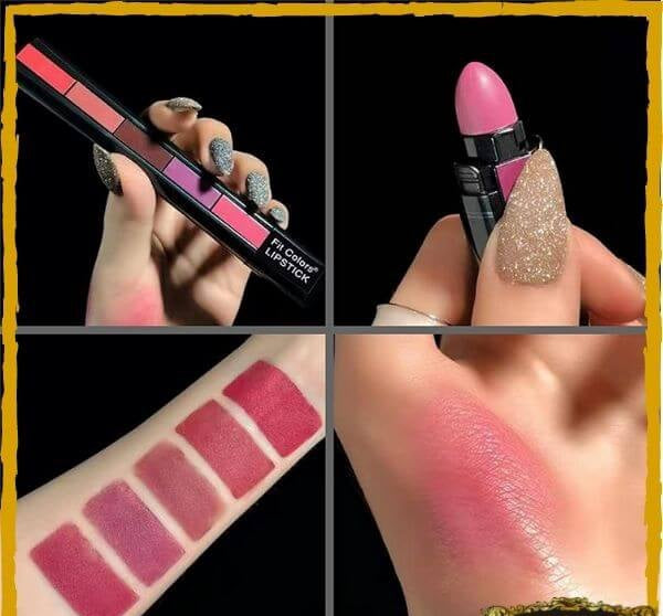 5 in 1 Matte Changeable Lipstick