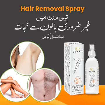 Ecrin Hair Removal Spray for Men & Women