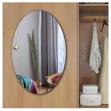 Oval Acrylic mirror wall sticker