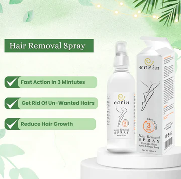 Ecrin Hair Removal Spray for Men & Women