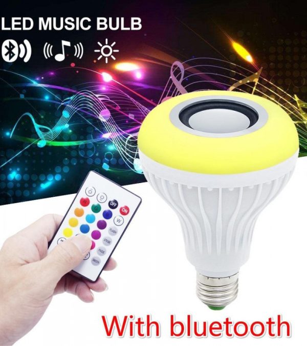 LED Bluetooth Speaker bulb with remote control